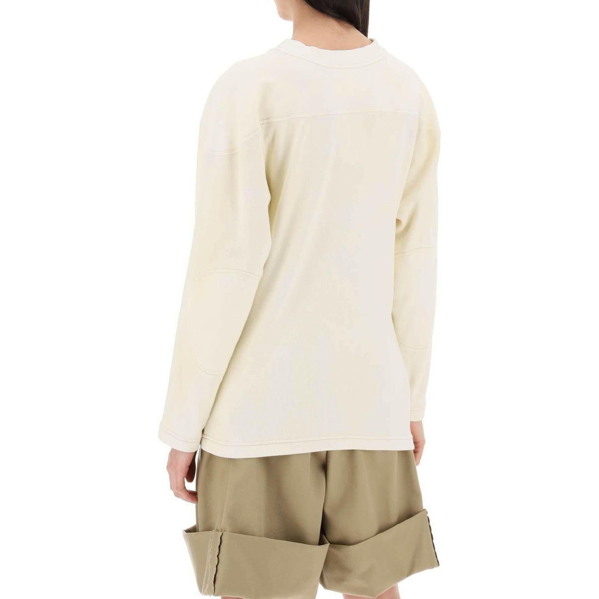 Off-White Numerical Cotton Crewneck Sweatshirt MAISON MARGIELA JOHN JULIA.