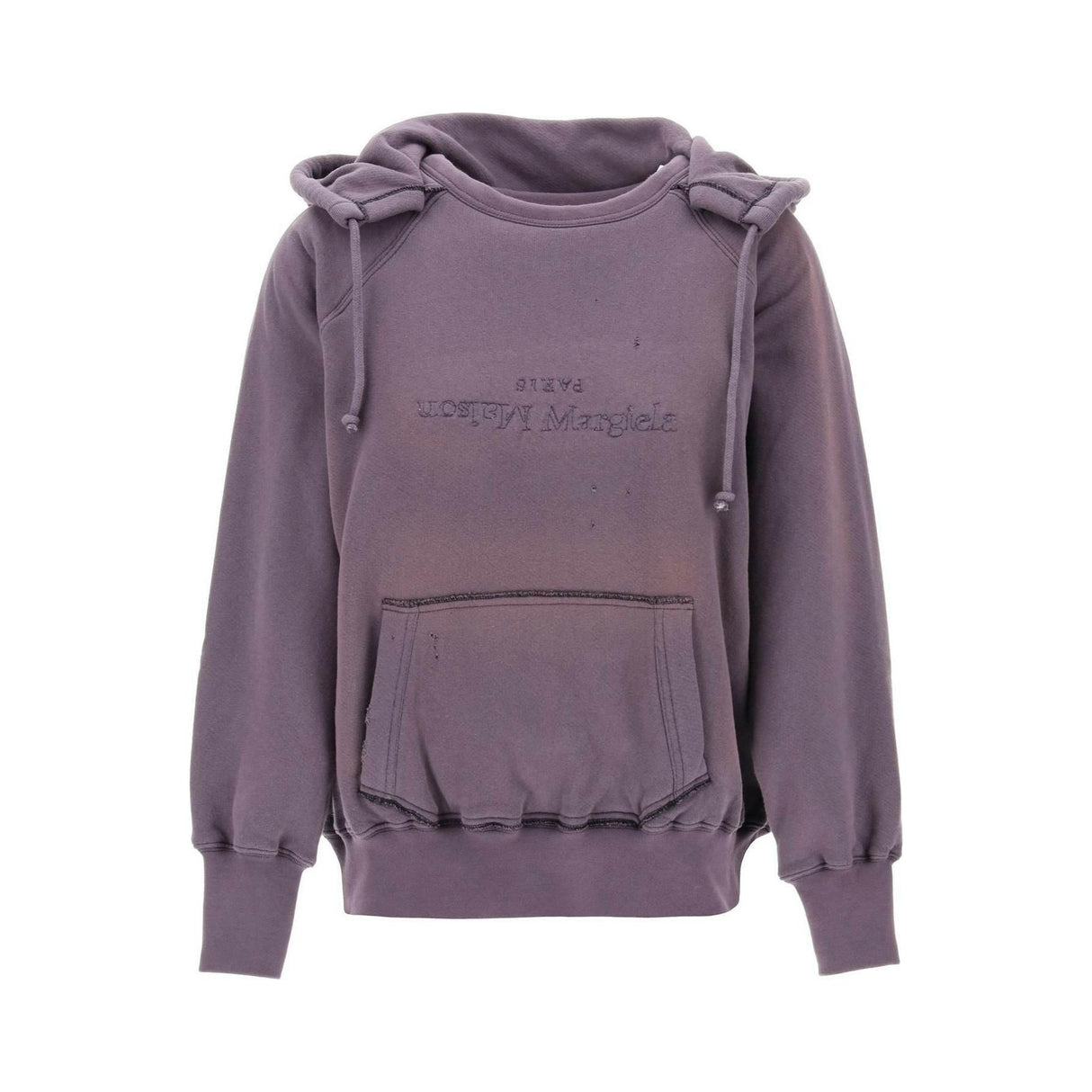 Purple Reverse Cotton Hoodie MAISON MARGIELA JOHN JULIA.