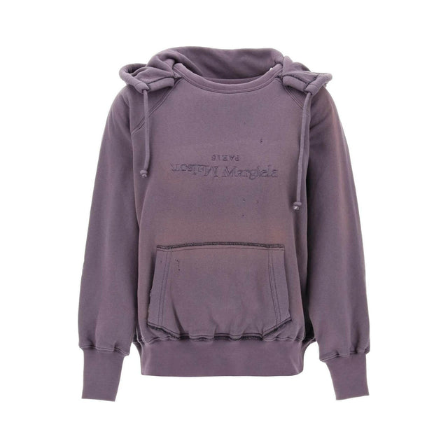 Purple Reverse Cotton Hoodie MAISON MARGIELA JOHN JULIA.