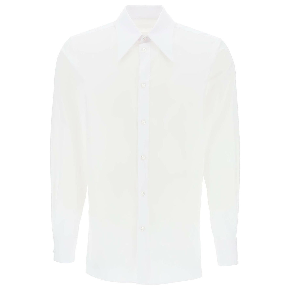 White Oxford Cotton Button Down Shirt MAISON MARGIELA JOHN JULIA.