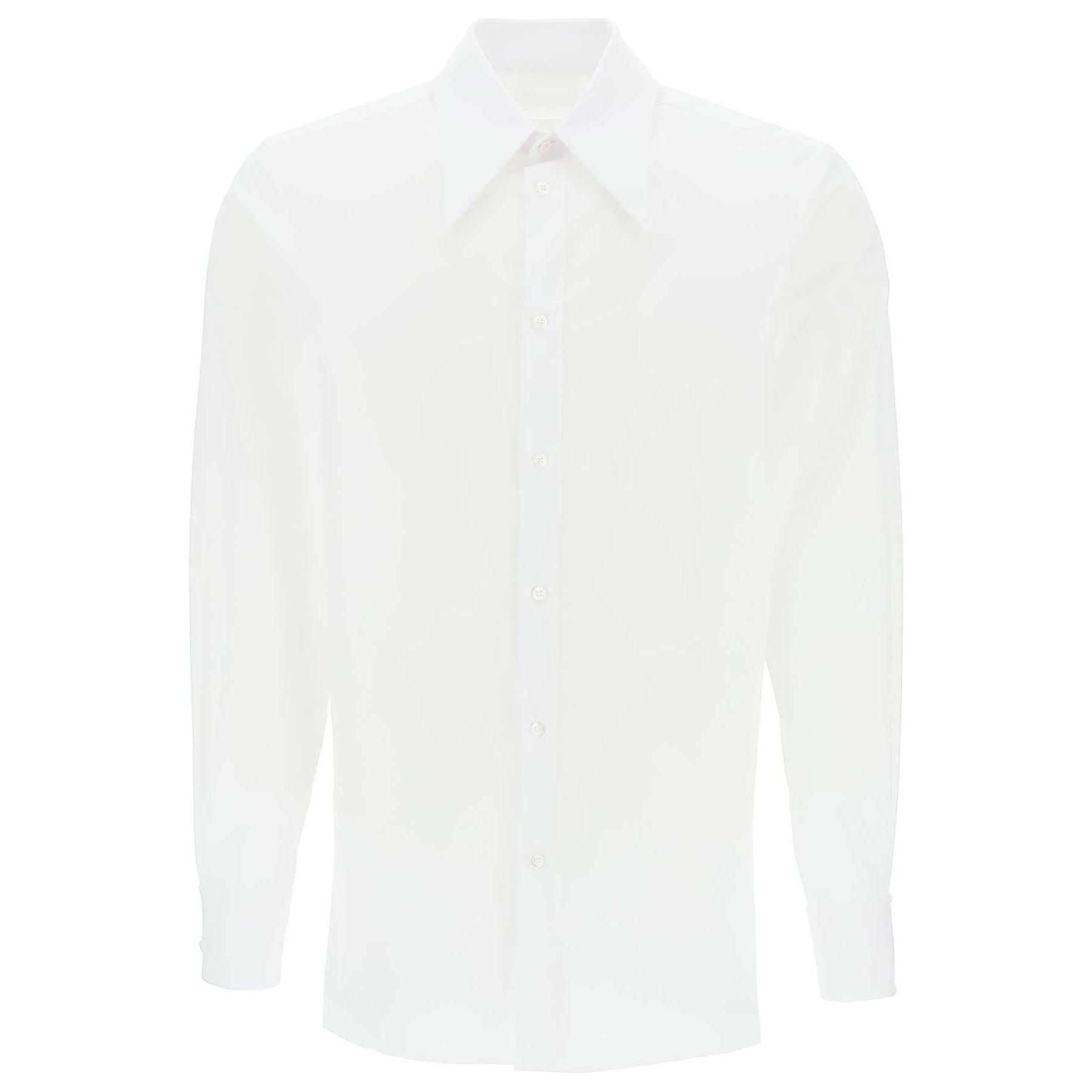 White Oxford Cotton Button Down Shirt MAISON MARGIELA JOHN JULIA.