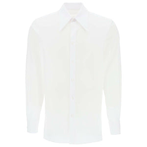 White Oxford Cotton Button Down Shirt MAISON MARGIELA JOHN JULIA.