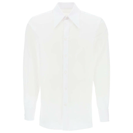 White Oxford Cotton Button Down Shirt MAISON MARGIELA JOHN JULIA.