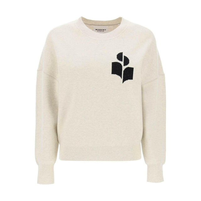 Atlee Sweater With Logo Intarsia MARANT ETOILE JOHN JULIA.