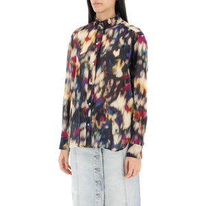 Gamble Shirt With Shaded Motif MARANT ETOILE JOHN JULIA.