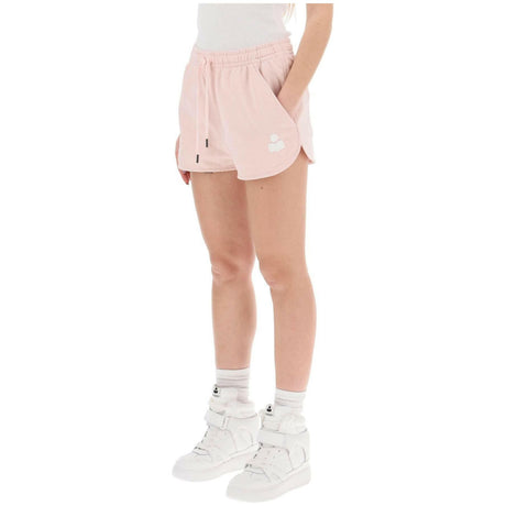 Mifa Sports Shorts With Flocked Logo MARANT ETOILE JOHN JULIA.