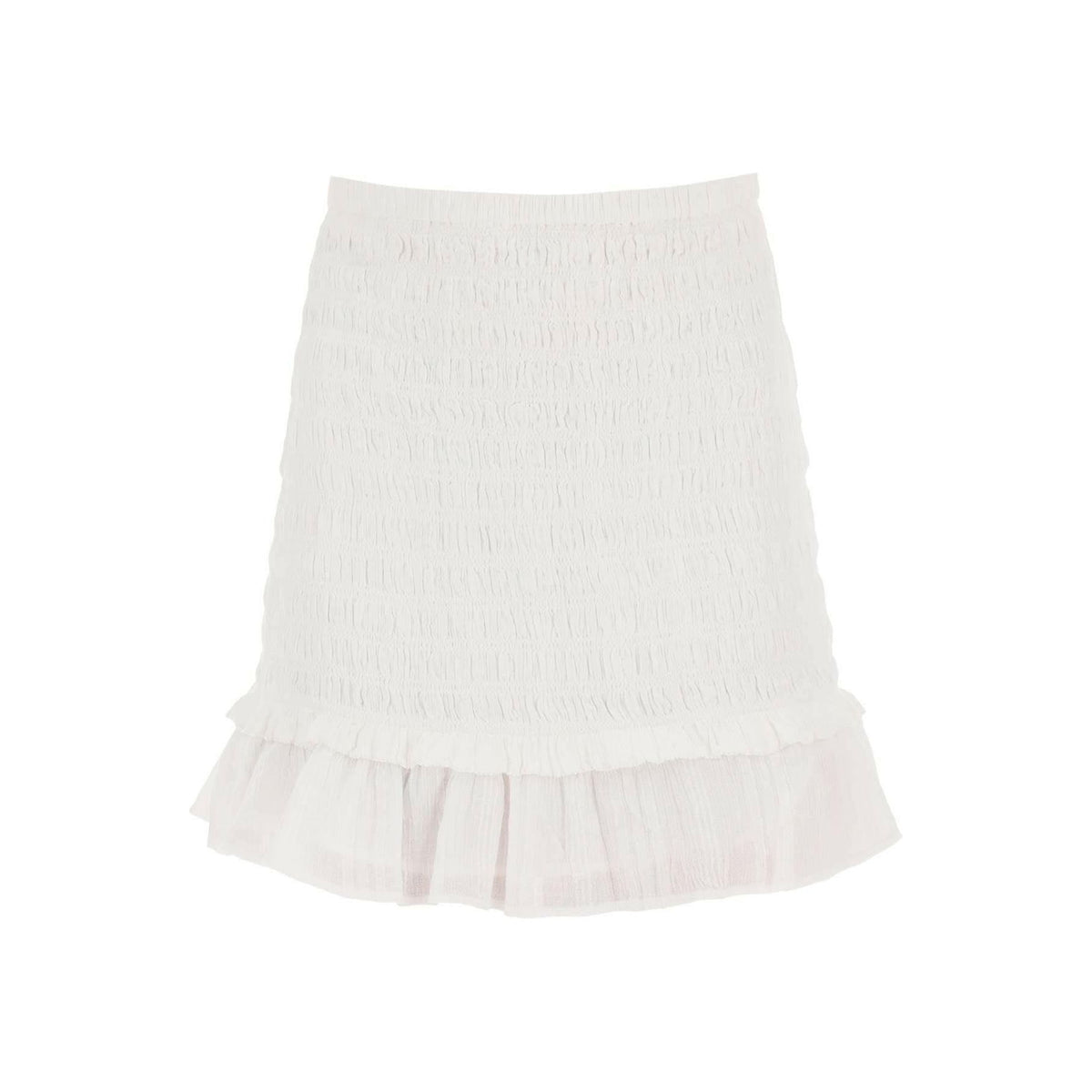 Smocked Cotton Dorela Mini Skirt MARANT ETOILE JOHN JULIA.