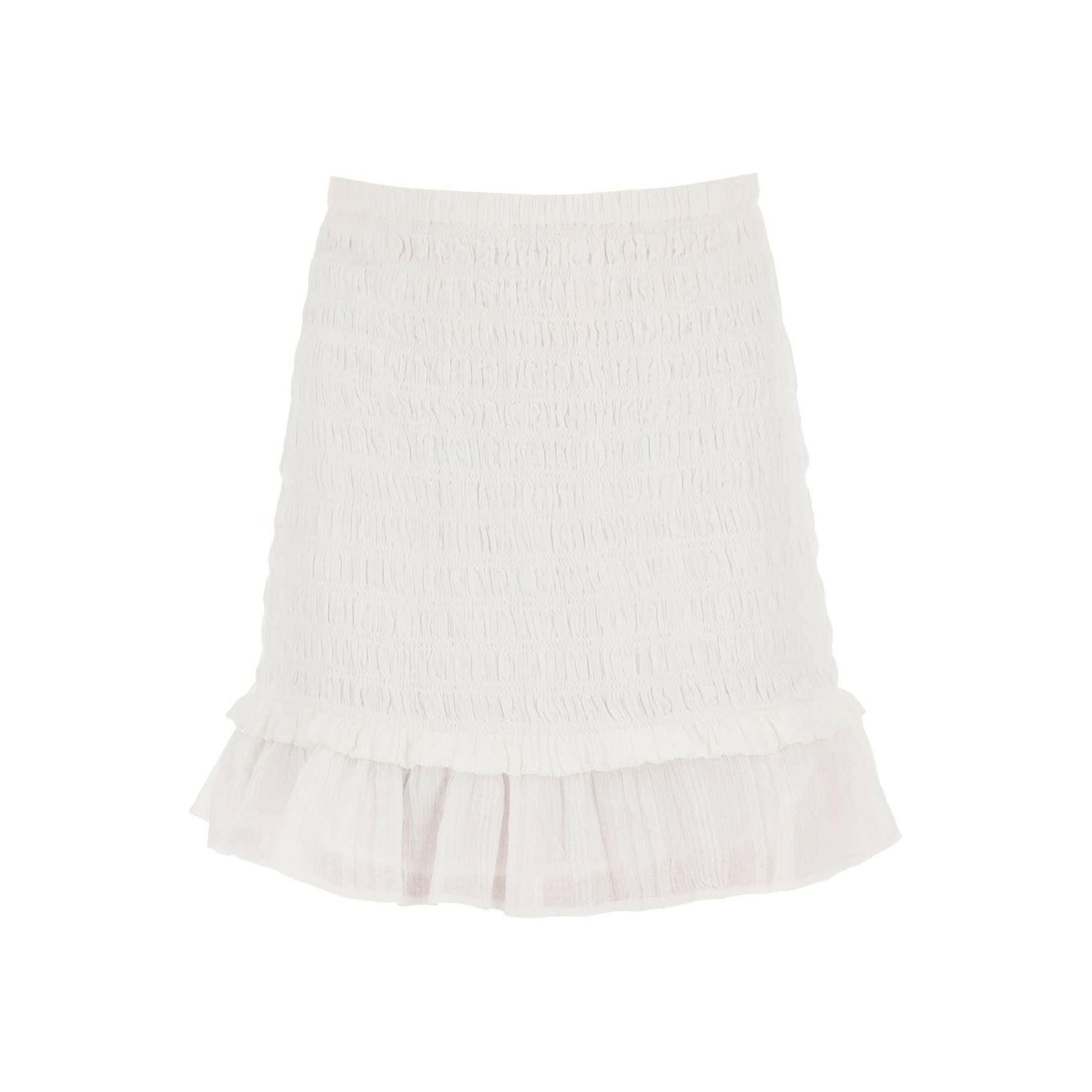 Smocked Cotton Dorela Mini Skirt MARANT ETOILE JOHN JULIA.