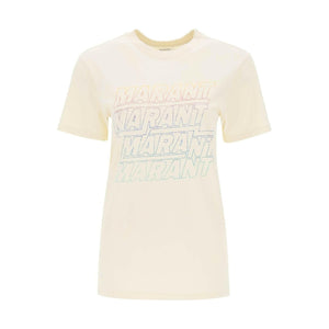 Zoeline T-Shirt With Logo Print MARANT ETOILE JOHN JULIA.