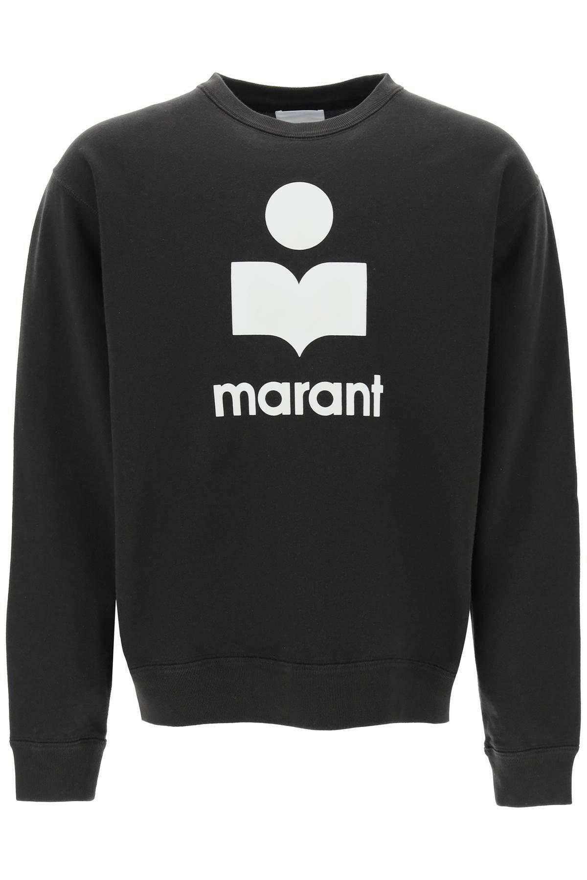 Marant Mikoy Flocked Logo Sweatshirt - JOHN JULIA
