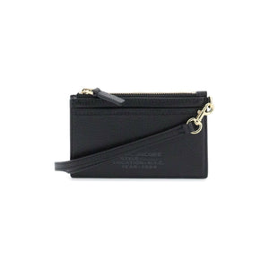 The Leather Top Zip Wristlet MARC JACOBS JOHN JULIA.