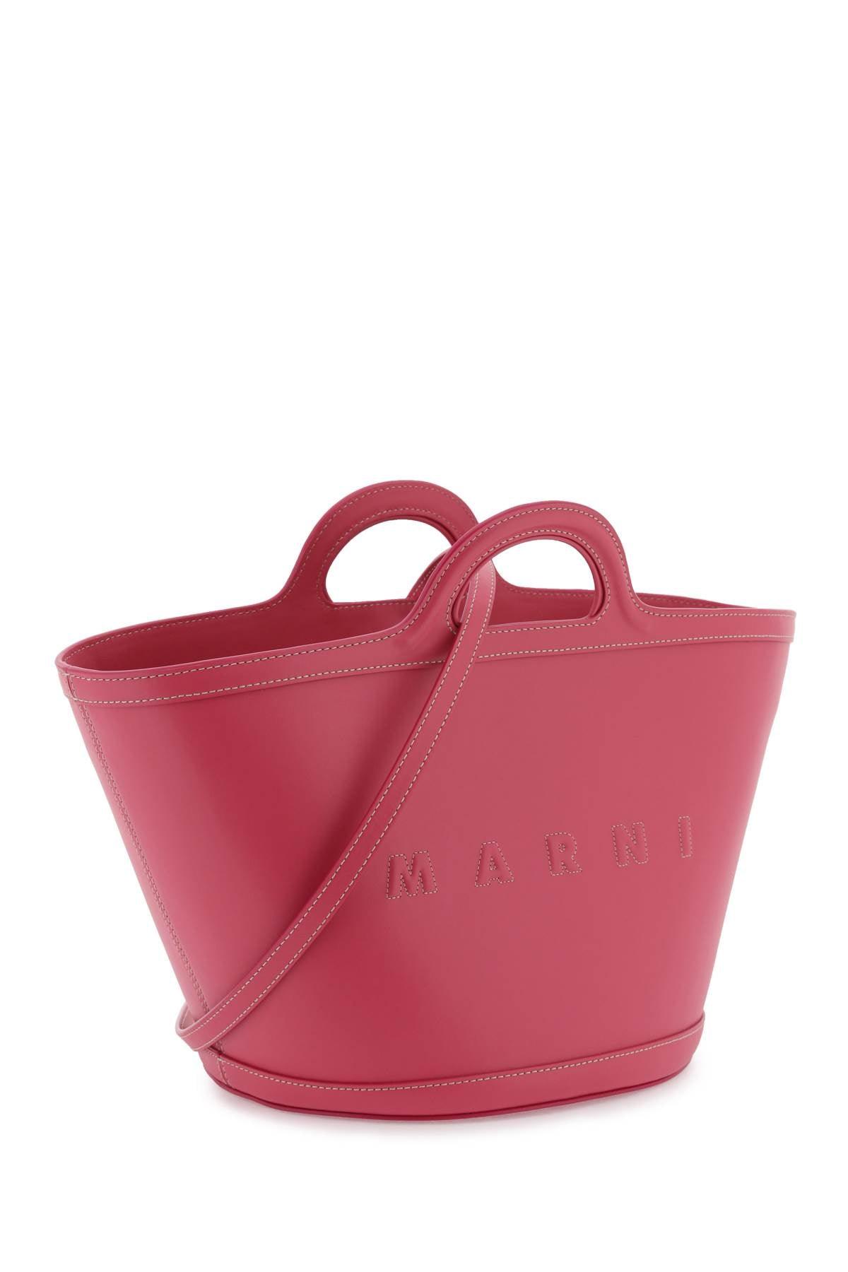 Marni Leather Small Tropicalia Bucket Bag - JOHN JULIA