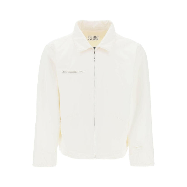 Cotton Canvas Jacket MM6 MAISON MARGIELA JOHN JULIA.