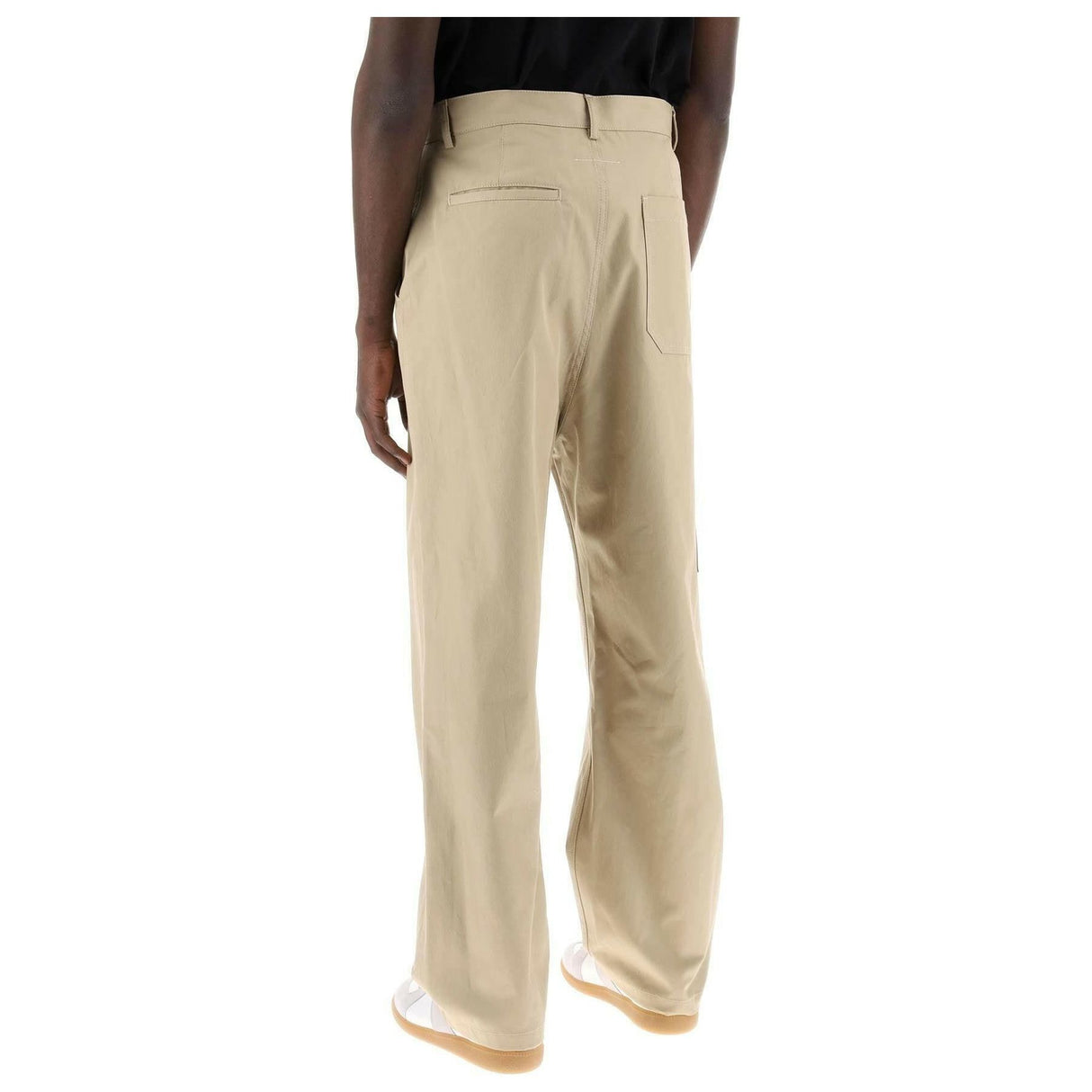 Cotton Twill Pants MM6 MAISON MARGIELA JOHN JULIA.