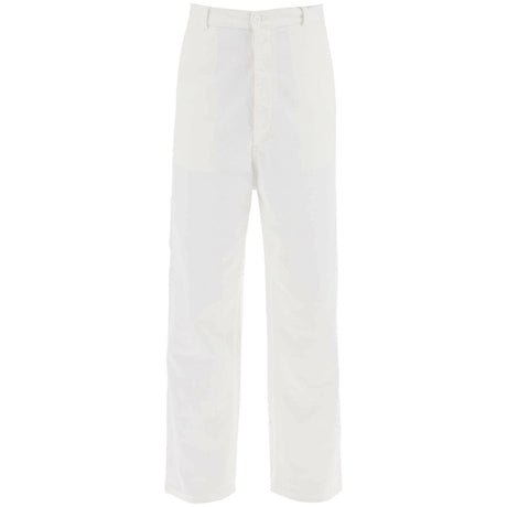 White Cotton Bull Pants MM6 MAISON MARGIELA JOHN JULIA.