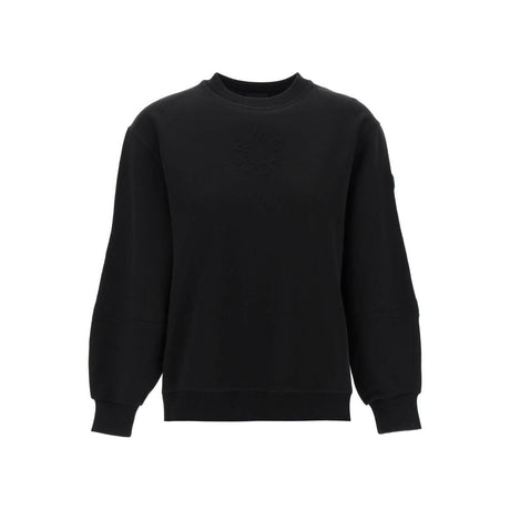 Crew Neck Sweatshirt With Embossed Logo MONCLER JOHN JULIA.