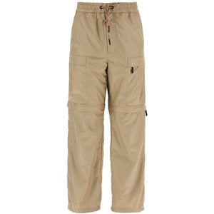 Open Beige Convertible Ripstop Pants MONCLER GRENOBLE JOHN JULIA.