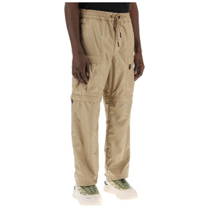 Open Beige Convertible Ripstop Pants MONCLER GRENOBLE JOHN JULIA.