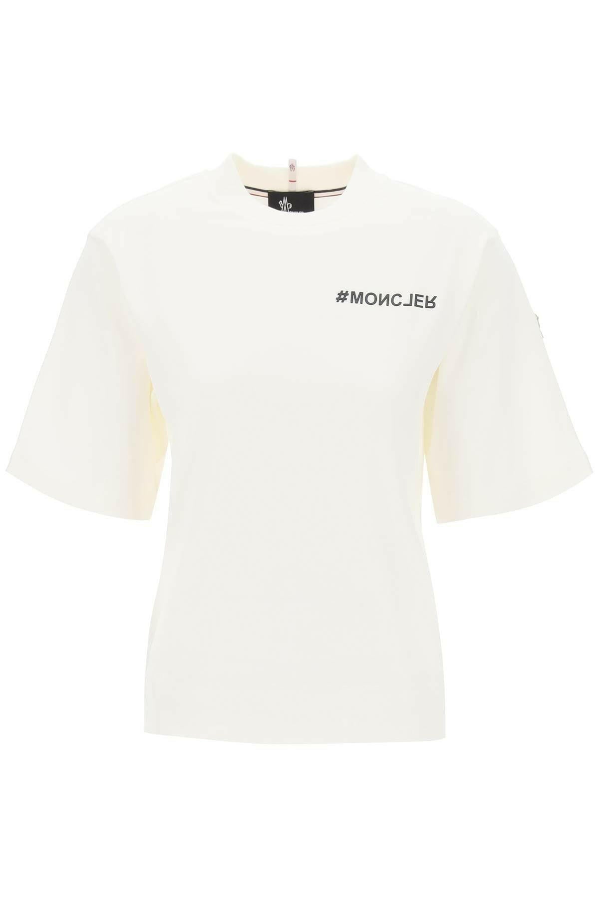 Moncler Grenoble T Shirt With Logo Application - JOHN JULIA