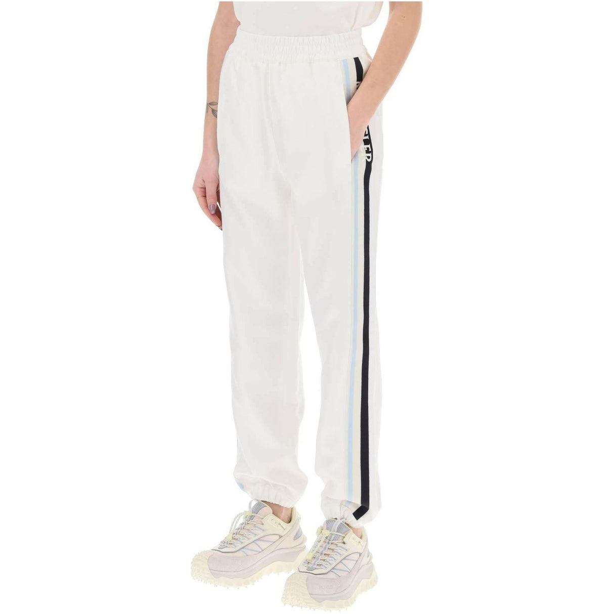 Joggers With Side Logoed Bands MONCLER JOHN JULIA.