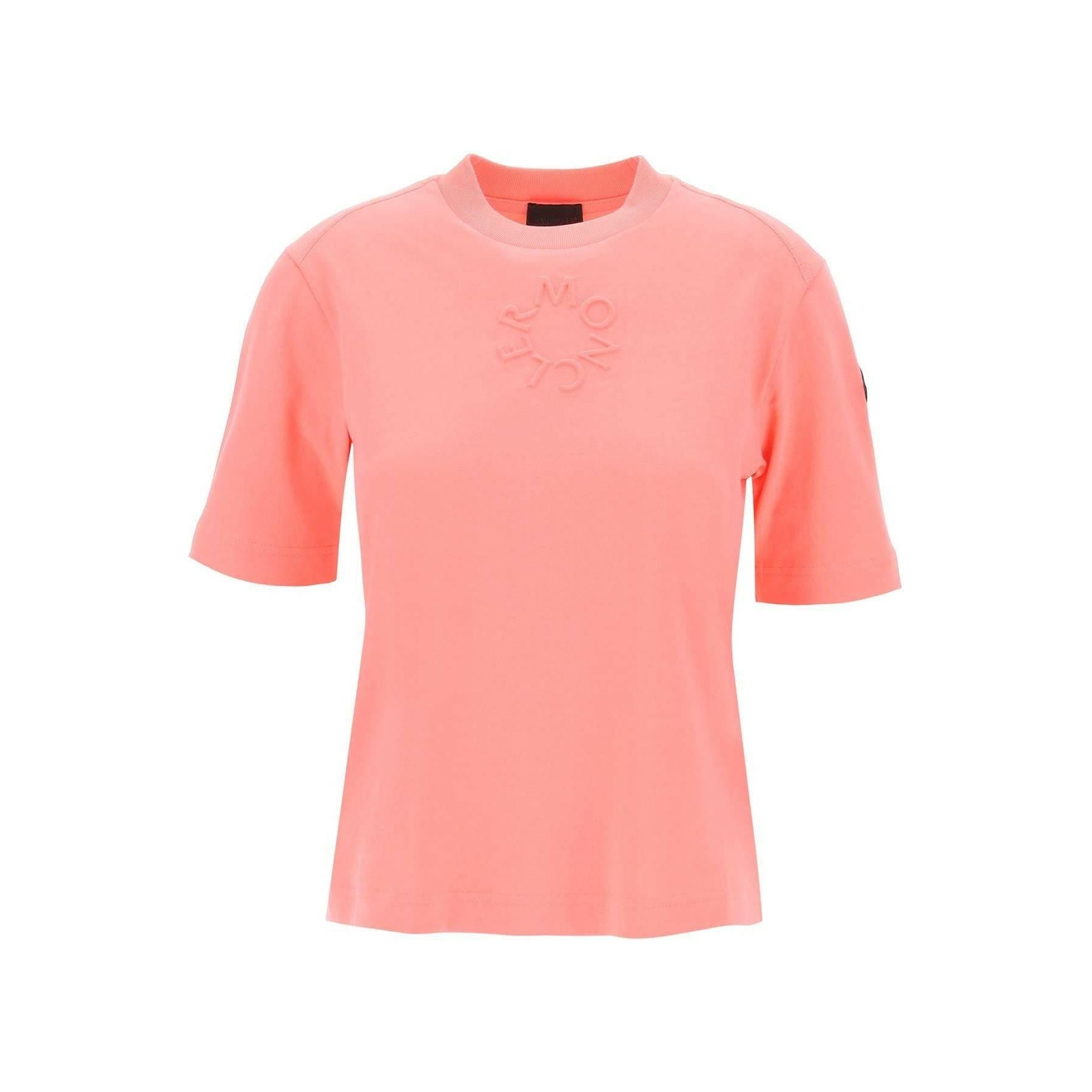 Pink Cotton T-Shirt MONCLER JOHN JULIA.
