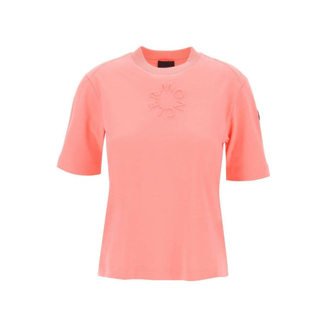 Pink Cotton T-Shirt MONCLER JOHN JULIA.