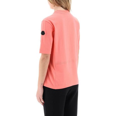 Pink Cotton T-Shirt MONCLER JOHN JULIA.