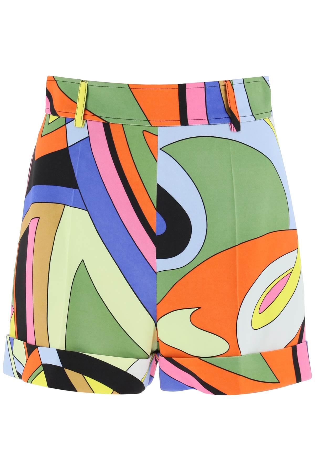 Moschino Multicolor Printed Shorts - JOHN JULIA