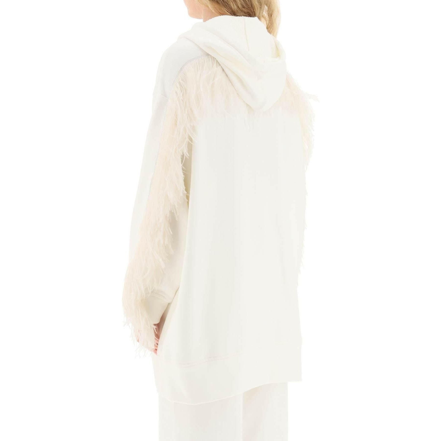 Oversized Hoodie With Feathers N.21 JOHN JULIA.