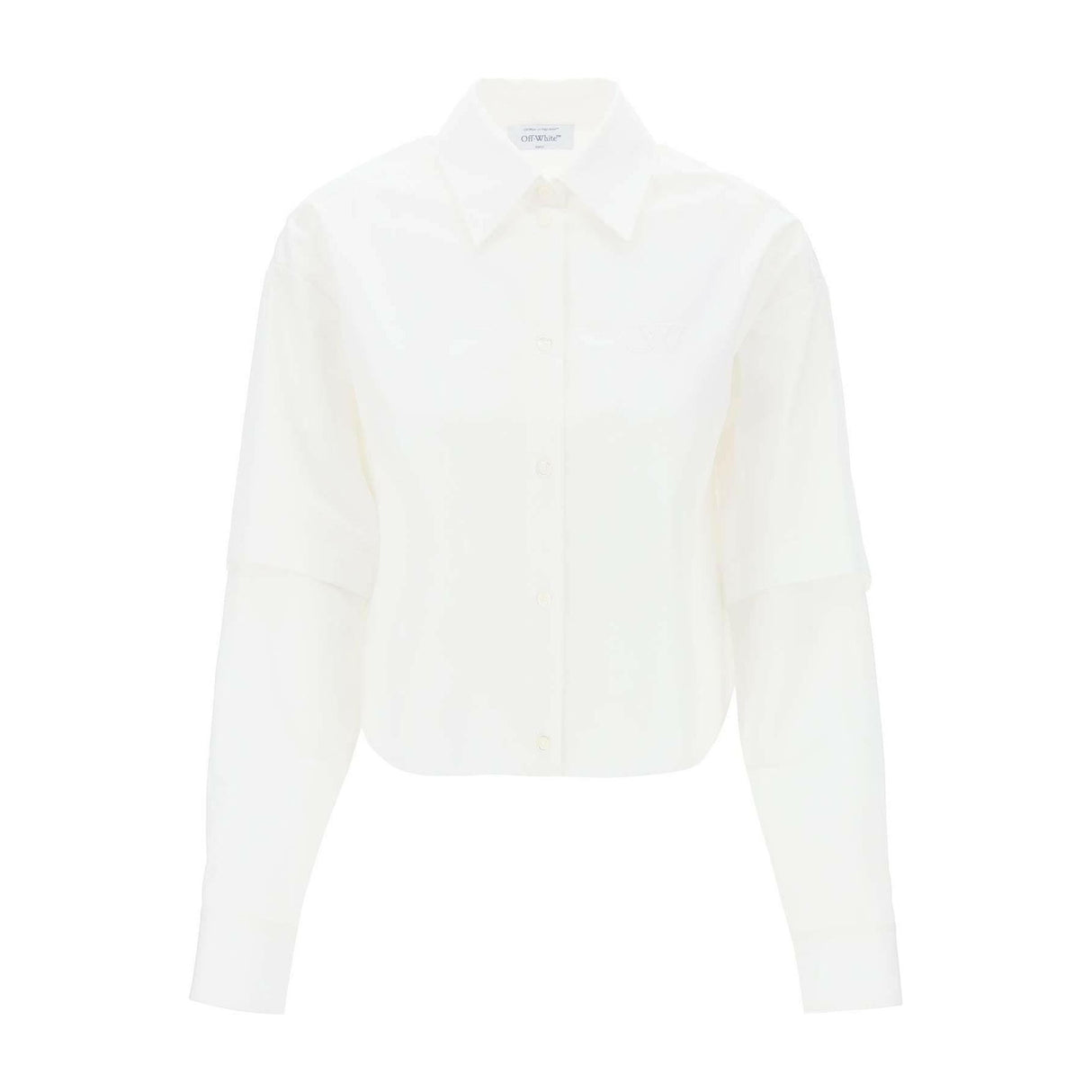 Cotton Poplin Shirt OFF-WHITE JOHN JULIA.