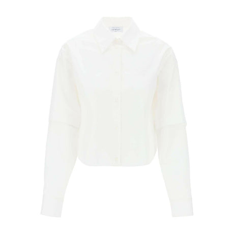 Cotton Poplin Shirt OFF-WHITE JOHN JULIA.