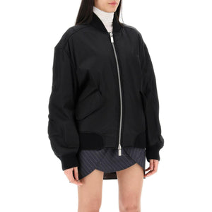 Nylon Twill Bomber Jacket OFF-WHITE JOHN JULIA.