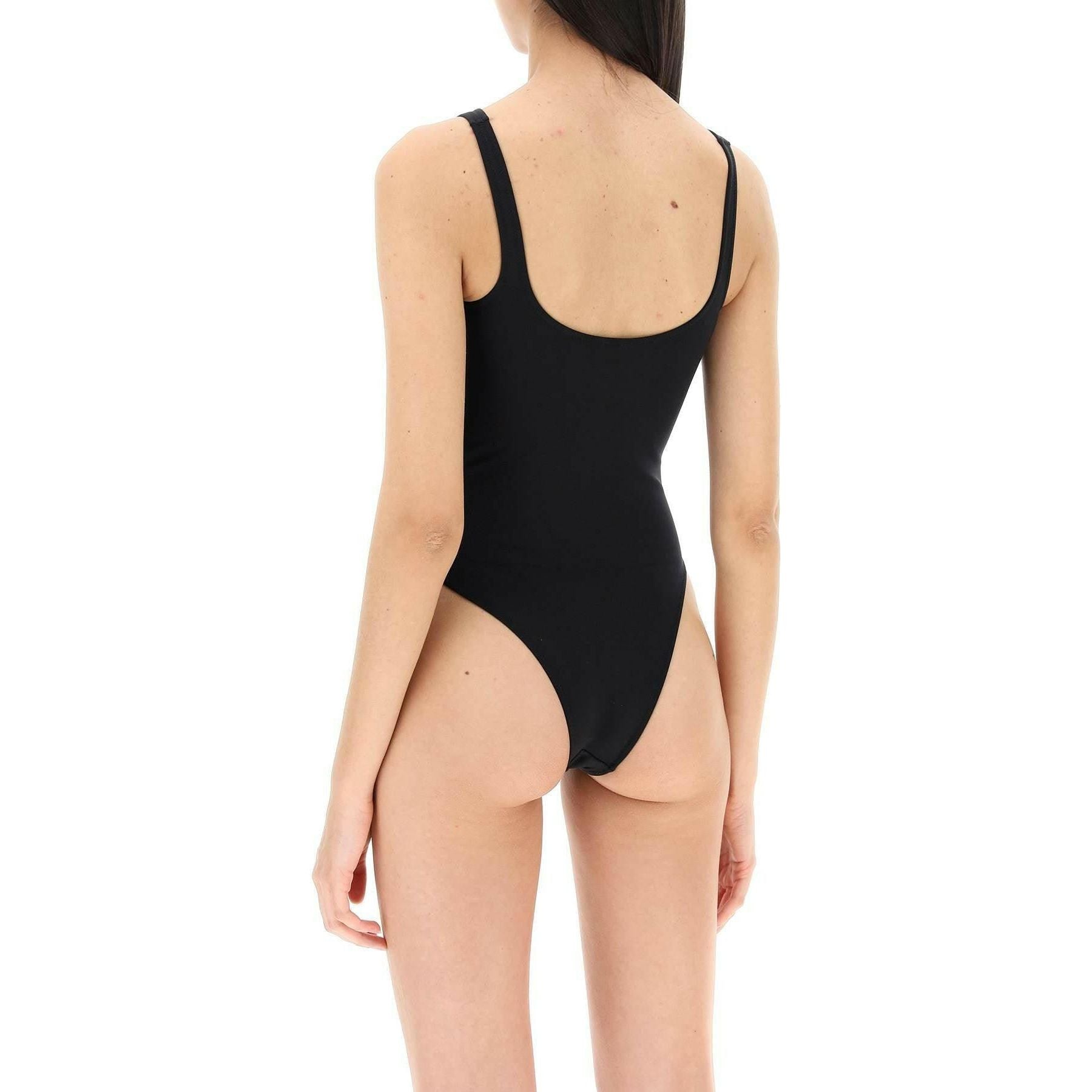 One Piece Swimsuit With Zip And Logo OFF-WHITE JOHN JULIA.