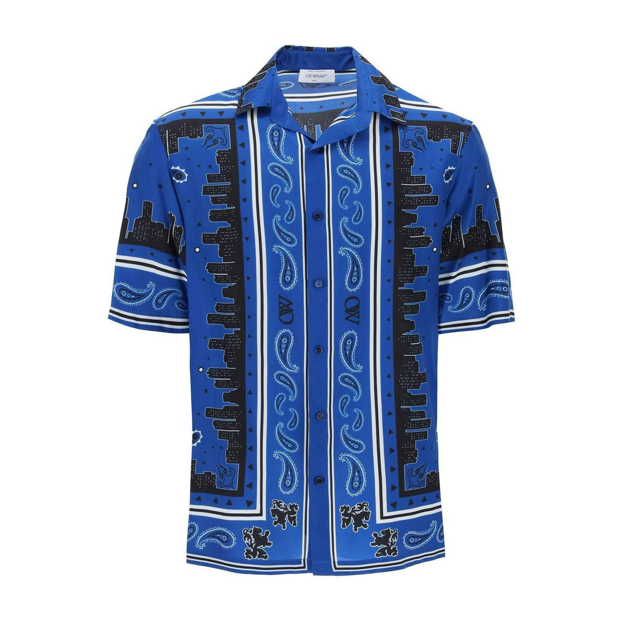 Paisley Bowling Shirt OFF-WHITE JOHN JULIA.