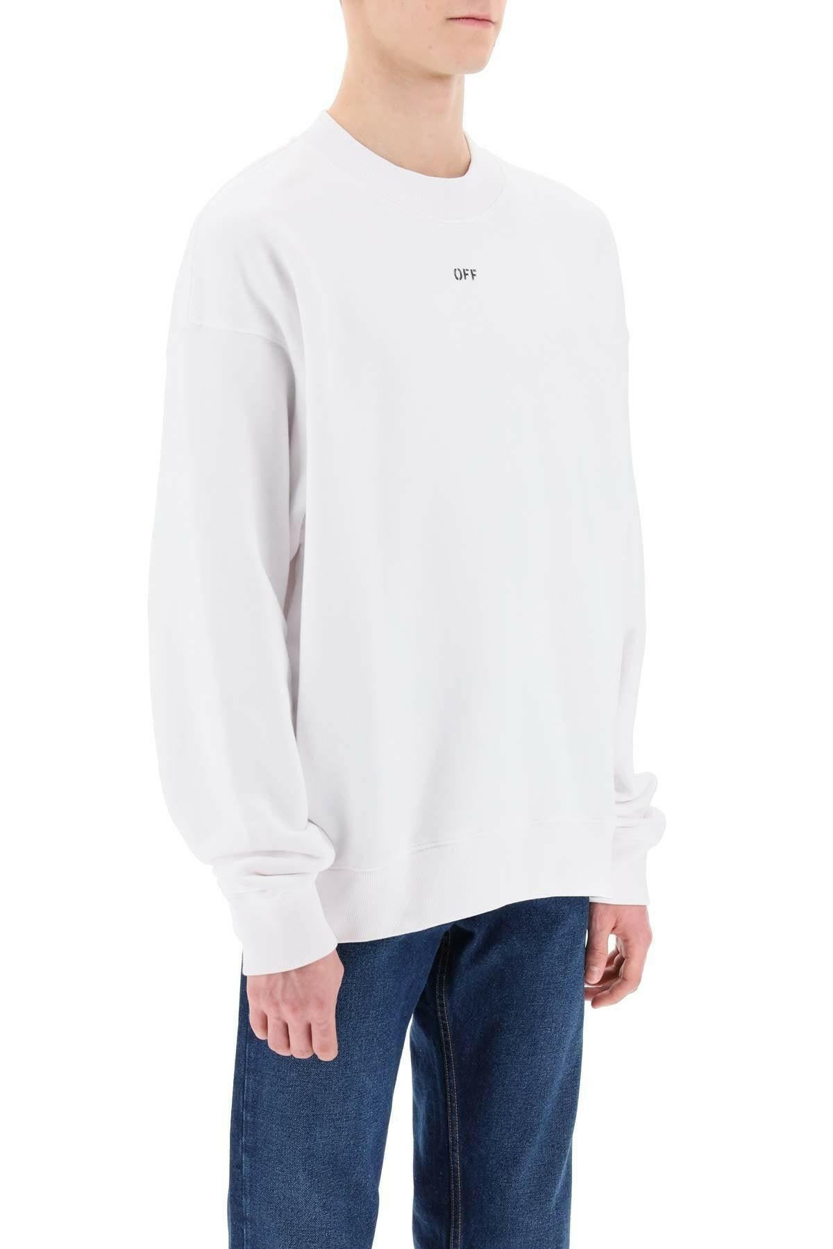 Off White Skate Sweatshirt With Off Logo - JOHN JULIA