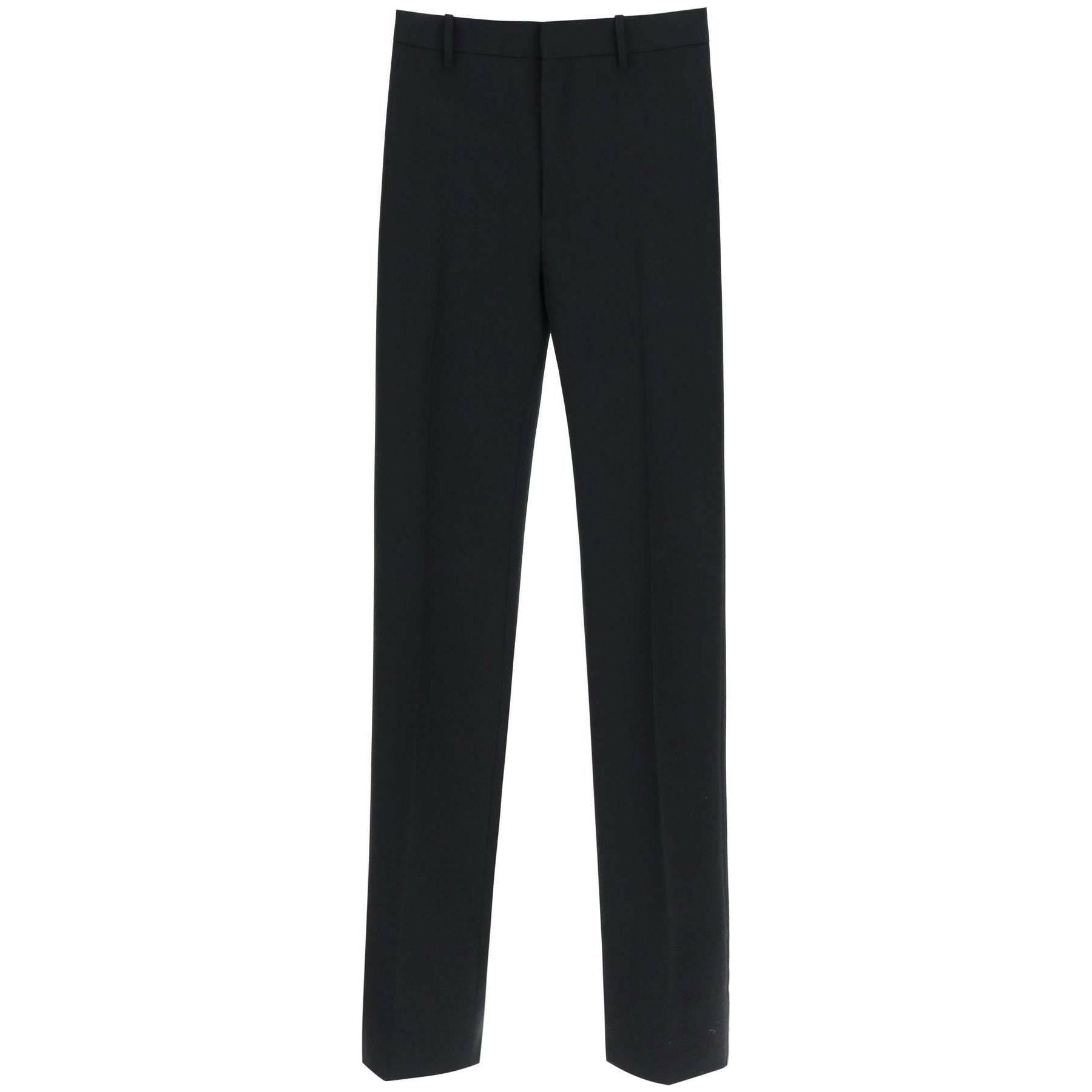 Slim Tailored Pants With Zippered Ankle OFF-WHITE JOHN JULIA.