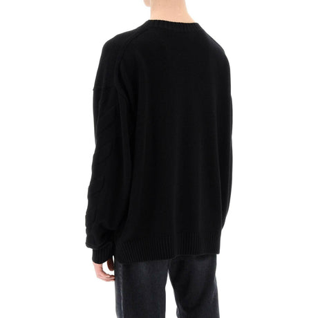 Sweater With Embossed Diagonal Motif OFF-WHITE JOHN JULIA.