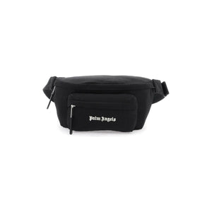 Canvas Waist Bag With Embroidered Logo. PALM ANGELS JOHN JULIA.