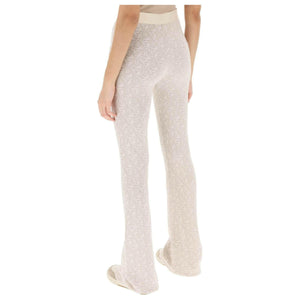 Monogram Pants In Lurex Knit PALM ANGELS JOHN JULIA.