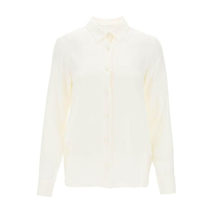 Monogram Satin Shirt PALM ANGELS JOHN JULIA.