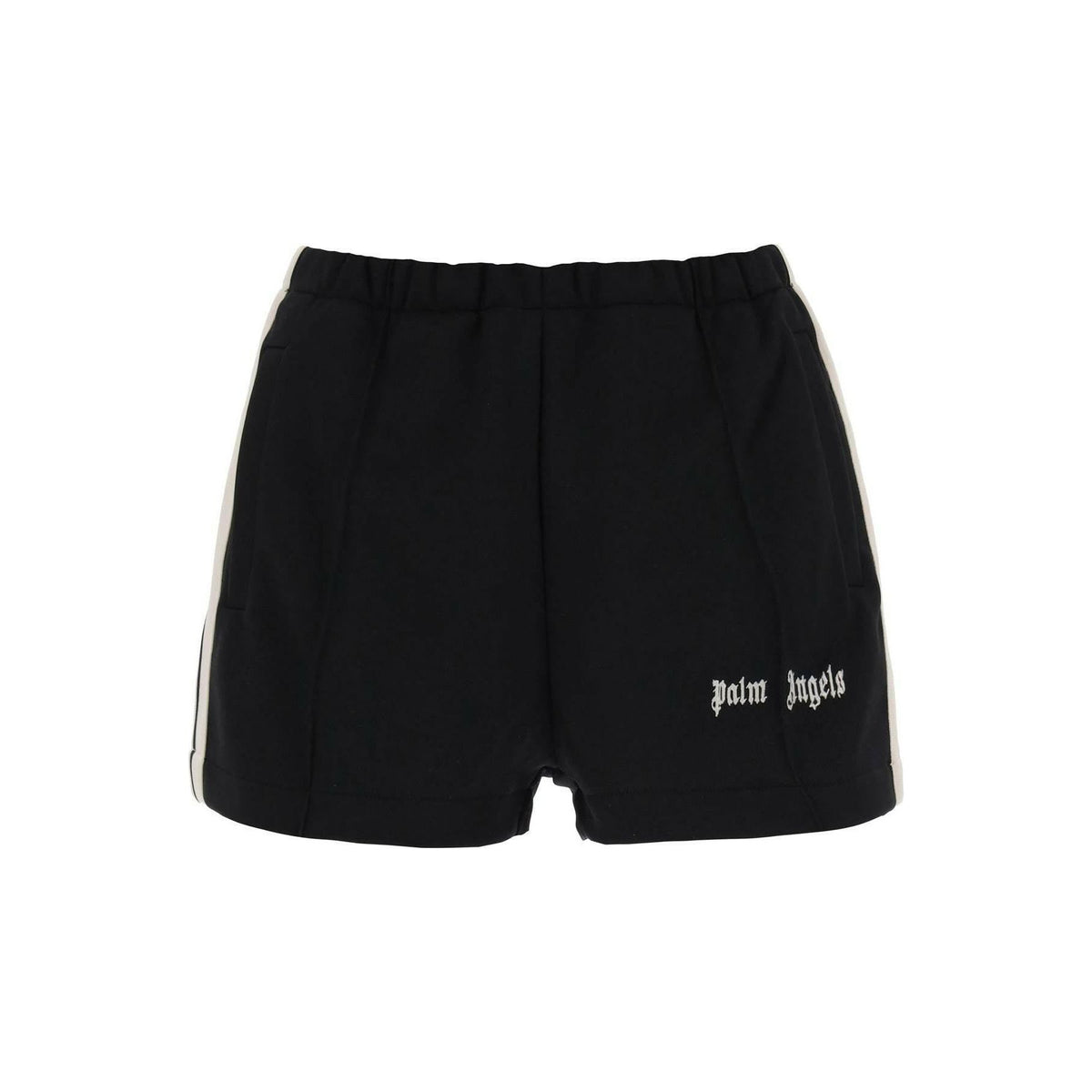 Track Shorts With Contrast Bands PALM ANGELS JOHN JULIA.