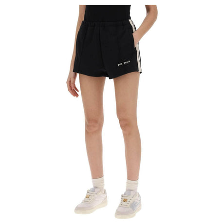 Track Shorts With Contrast Bands PALM ANGELS JOHN JULIA.