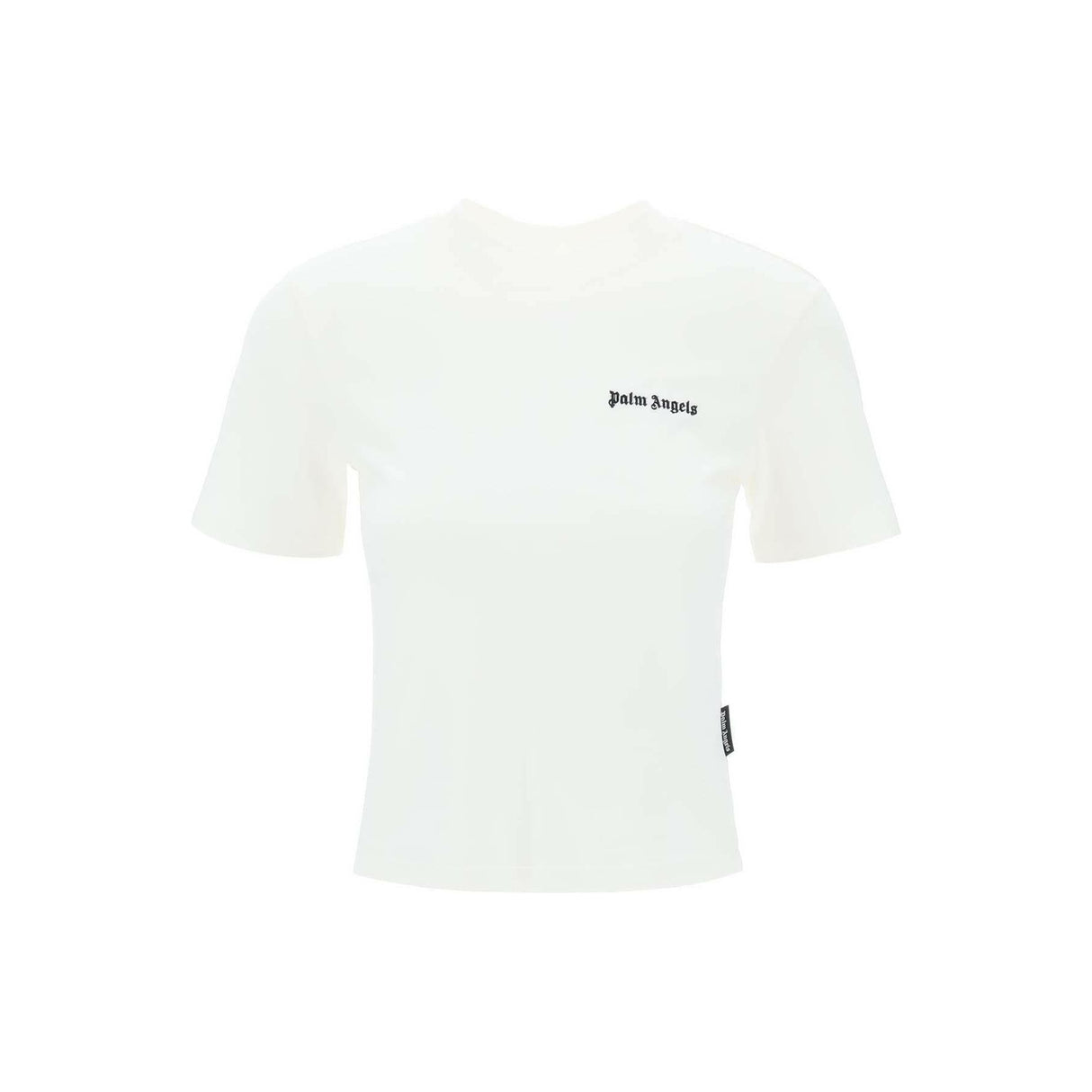 White Cotton T-Shirt PALM ANGELS JOHN JULIA.