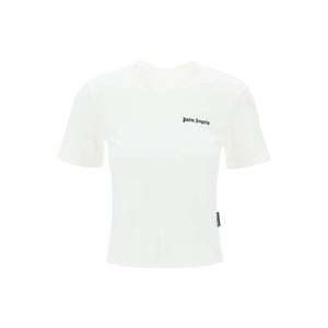 White Cotton T-Shirt PALM ANGELS JOHN JULIA.