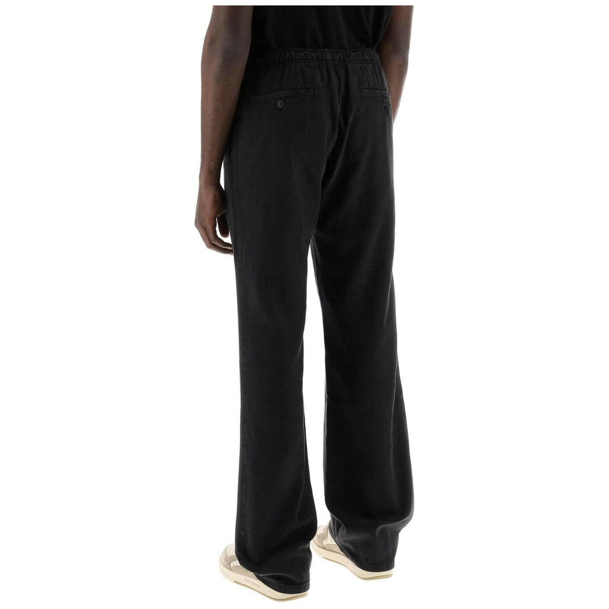 Wide-Legged Cotton-Blend Travel Pants PALM ANGELS JOHN JULIA.