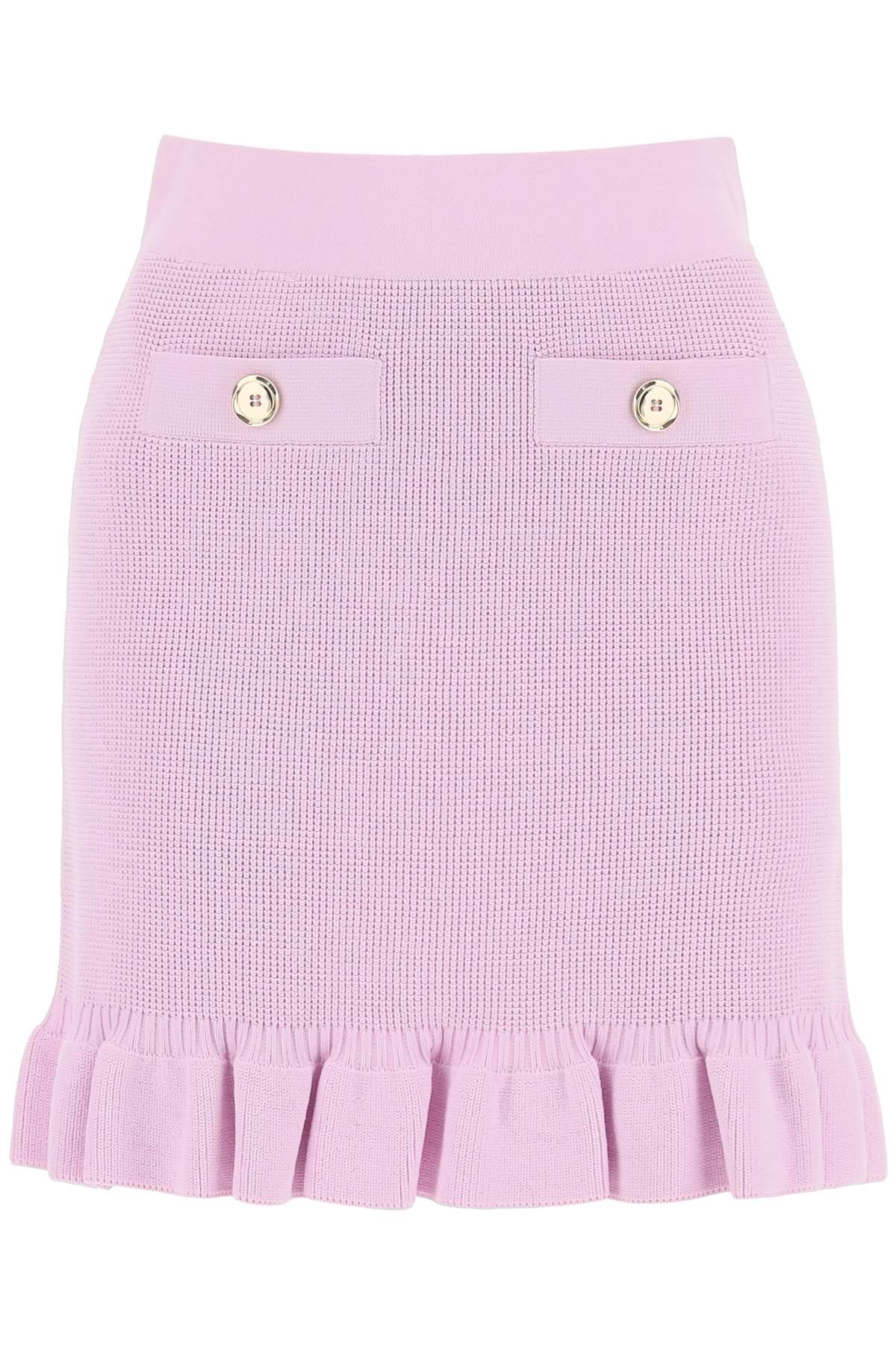 Pinko Kalmia Knitted Mini Skirt - JOHN JULIA