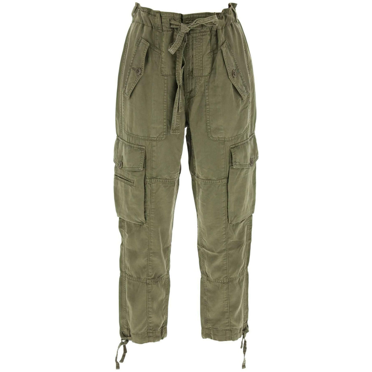 Lyocell Drawstring Cargo Pants POLO RALPH LAUREN JOHN JULIA.