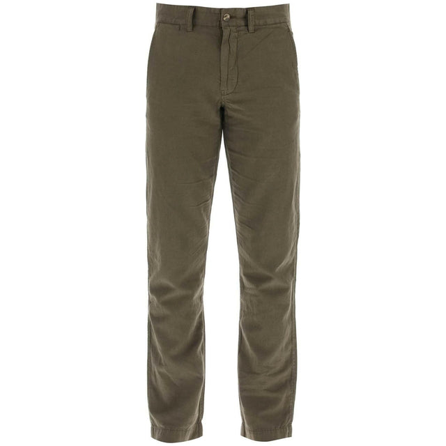 Slim-Fit Cotton Linen Blend Pants POLO RALPH LAUREN JOHN JULIA.