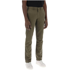 Slim-Fit Cotton Linen Blend Pants POLO RALPH LAUREN JOHN JULIA.