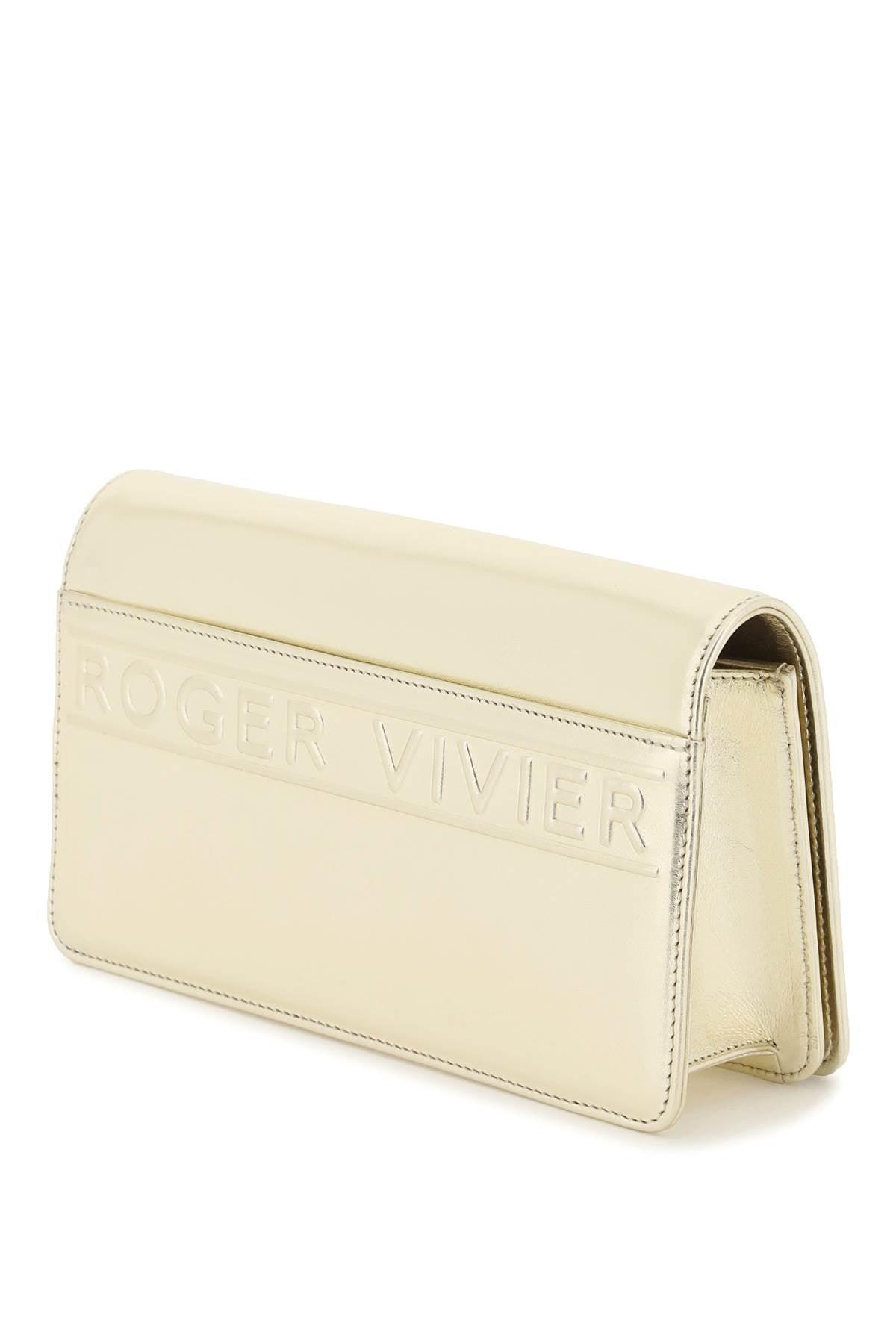 Roger Vivier Mini Viv' Choc Jewel Laminated Leather Bag - JOHN JULIA